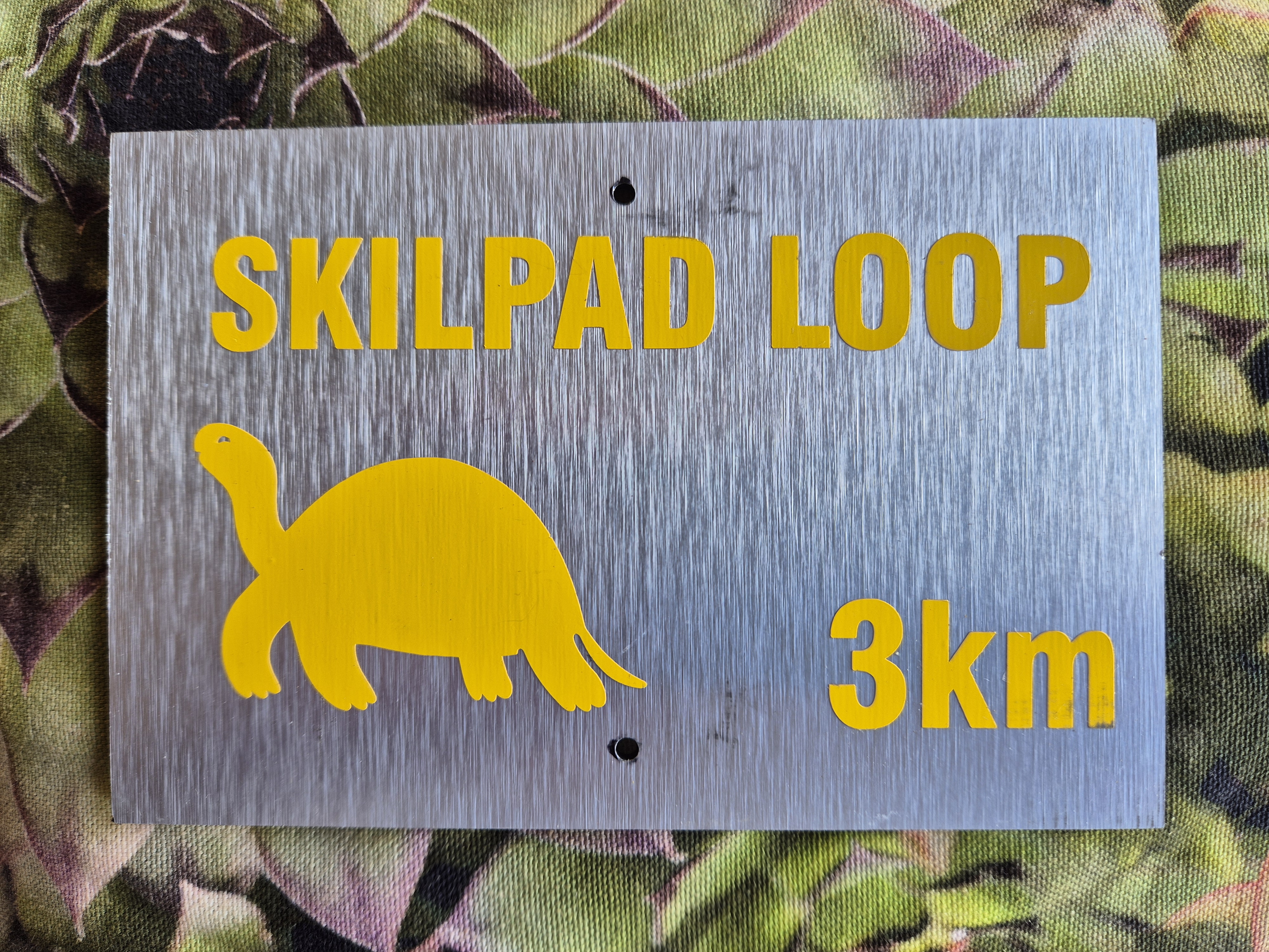 Map board for Tortoise trail